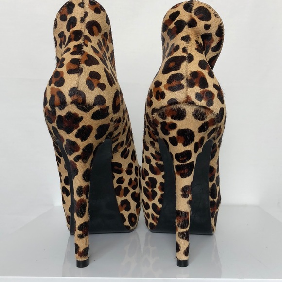 STEVEN by STEVE MADDEN, Leopard Print Stiletto 8M - Picture 3 of 8